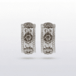 Mosaic Brown Diamond Hoop Earrings (DE2482)